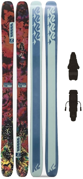 K2 Reckoner 110 Women m/binding Topptur/Freeride - Dame