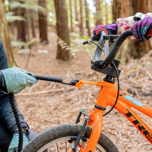 Kids Ride Shotgun Quick Fit MTB Tow Rope Black 