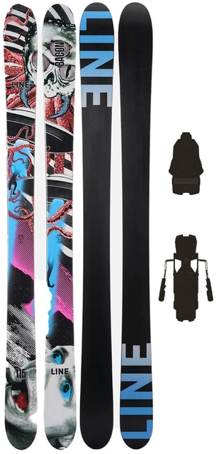 Line Bacon 115 m/binding All Mountain/Freestyle - Unisex 