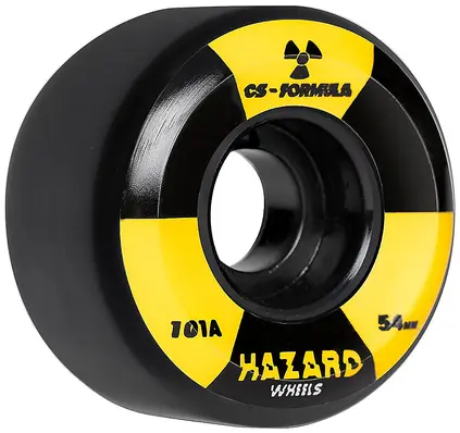 Hazard Radio Active CS Conical Wheels Black - 54mm/101a 