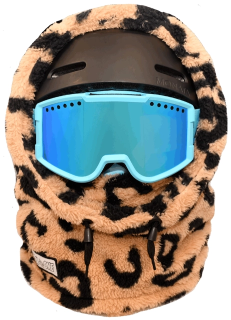 MDXONE Balaclava Double Plush Cheeta 