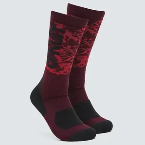 Oakley Wanderlust Performance Socks Red Mountain Tie Dye