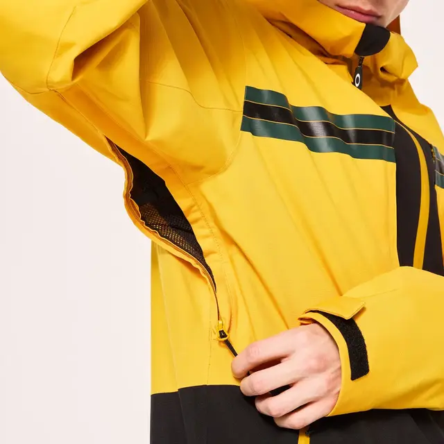 Oakley TC Reduct Earth Shell Jacket Amber Yellow/Hunter Green - M 