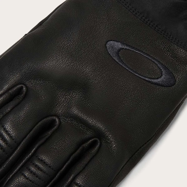 Oakley Ellipse Goatskin Gauntlet Gloves Blackout - L 