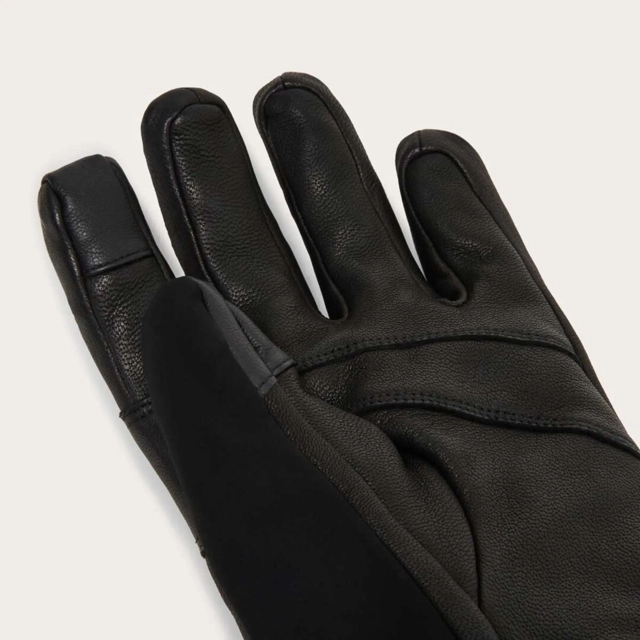 Oakley Ellipse Goatskin Gauntlet Gloves Blackout - L 