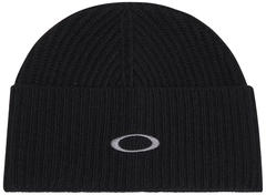 Oakley Ellipse Ribbed Beanie Blackout - One Size