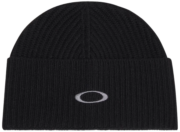 Oakley Ellipse Ribbed Beanie Blackout - One Size