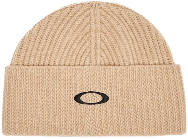 Oakley Ellipse Ribbed Beanie Humus - One Size