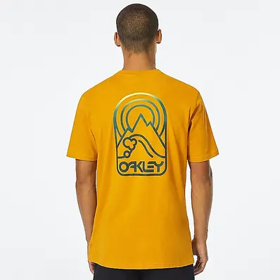 Oakley Mountain Sun B1B Tee Amber Yellow - S 