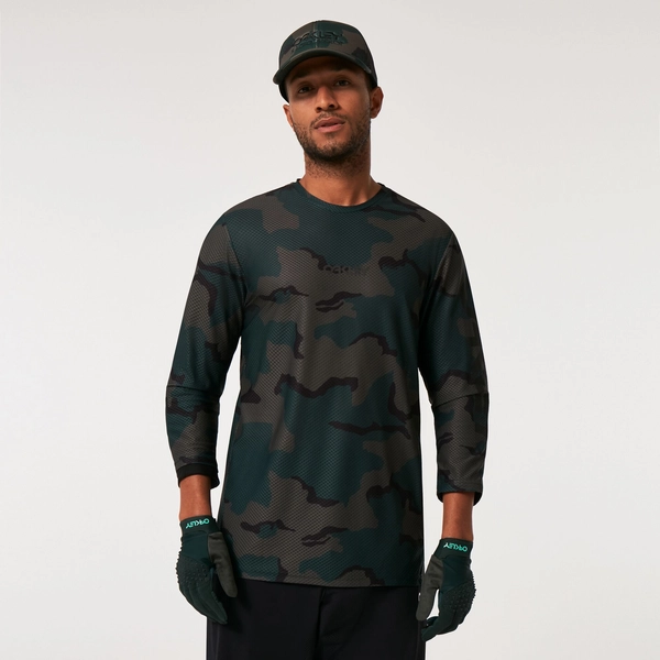 Oakley Ride Free LS Jersey B1B Camo Hunter