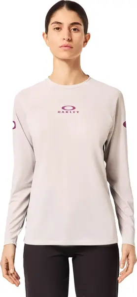 Oakley W&#39;s Free Ride LS Jersey Black/Grey