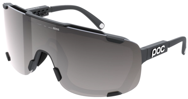 POC Devour Mid Uranium Black/Clarity Road/Sunny Silver