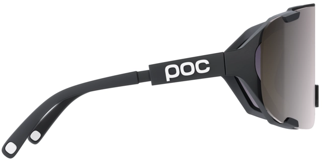 POC Devour Mid Uranium Black/Clarity Road/Sunny Silver 