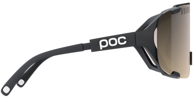 POC Devour Mid Black/Clarity Trail/Partly Sunny Silver 