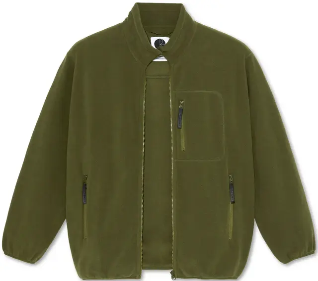 Polar Basic Fleece Jacket Army Green - M 