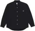 Polar Mitchell Herringbone LS Shirt Black - L