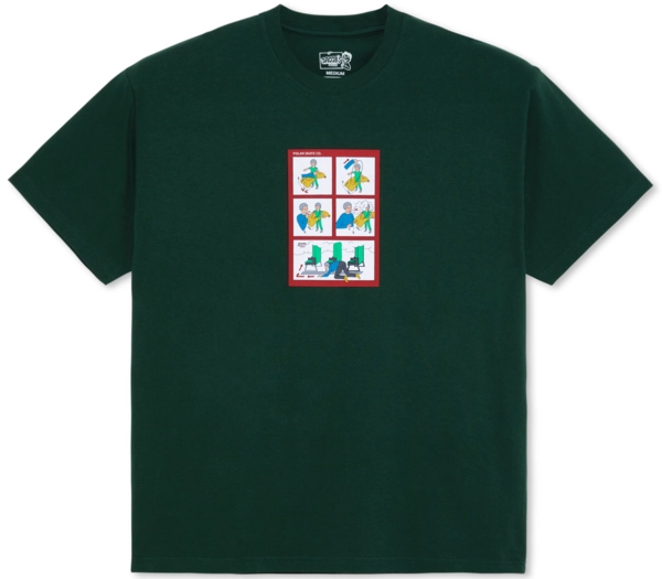 Polar Safety on Board Tee Dark Green