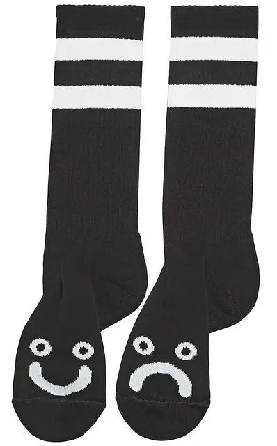 Polar Happy Sad Socks Long Black - 39-42 