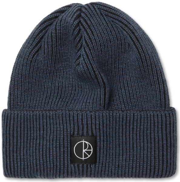 Polar Lines Merino Beanie Grey Blue - One Size