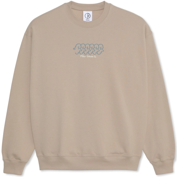 Polar Dave Crewneck Faces Taupe