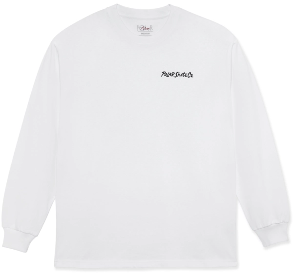 Polar Campfire LS Tee White