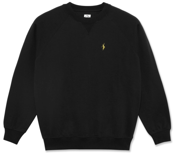 Polar No Comply Default Crewneck Black