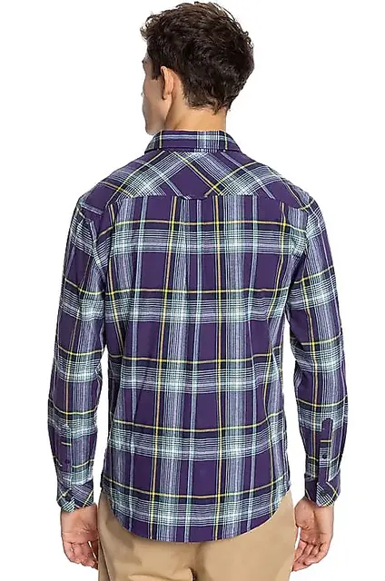 Quiksilver Ark Hale LS Shirt Purple Plumeria Ark Hale - S 