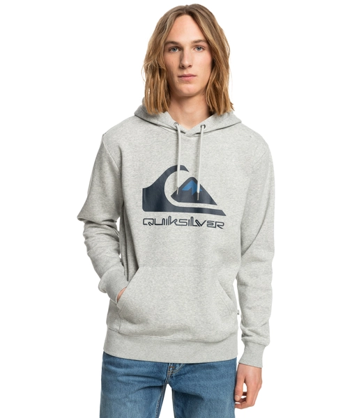 Quiksilver Big Logo Hood Athletic Heather