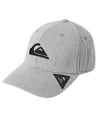 Quiksilver Decades Cap Youth Light Grey Heather - One Size 
