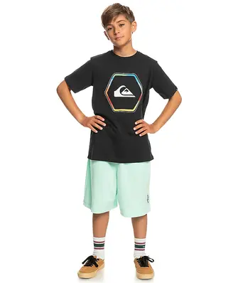 Quiksilver In Shapes SS Youth Black - 10år 