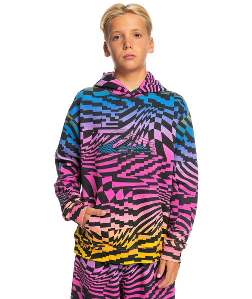 Quiksilver Radical Times Hood Youth Pink Glo Radical Times