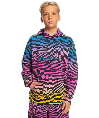 Quiksilver Radical Times Hood Youth Pink Glo Radical Times - 12år 