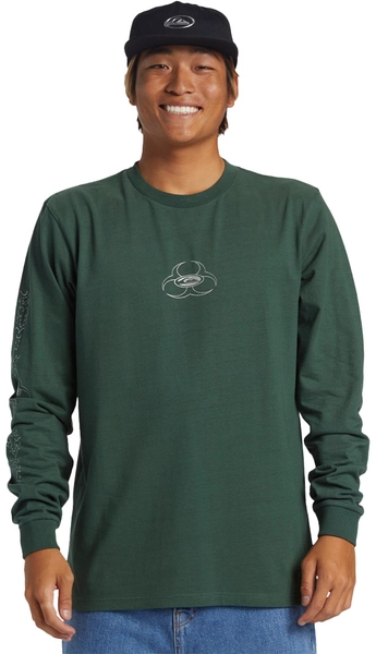 Quiksilver Bio Hazard LS Tee Forest