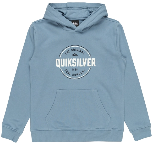 Quiksilver Circle Up Hoodie Youth Blue Shadow - XL/16år 