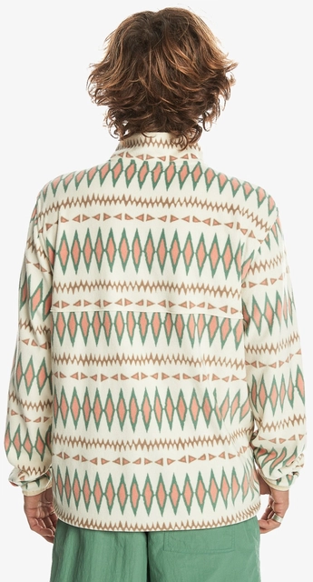 Quiksilver No Destination 2 Half Snap Oyster White - M 