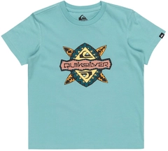 Quiksilver Rain Maker SS Tee Boys Marine Blue - 7&#229;r