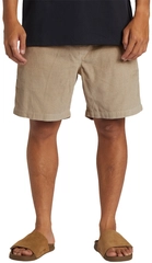 Quiksilver Taxer Cord Short Plaza Taupe - M