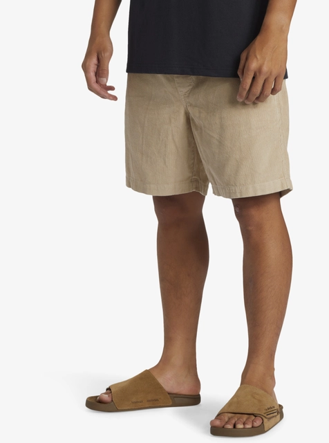 Quiksilver Taxer Cord Short Plaza Taupe - M 