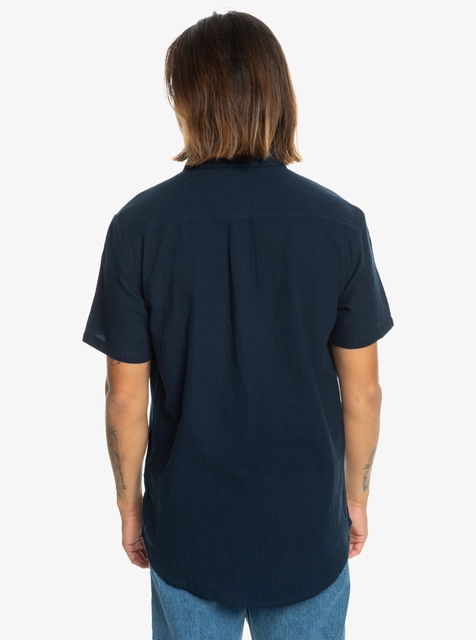 Quiksilver Time Box SS Shirt Navy Blazer - S 