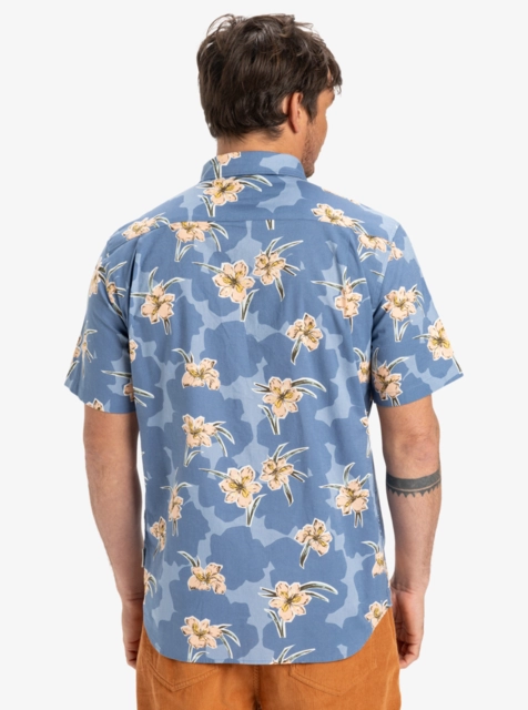 Quiksilver Apero Classic SS Coronet Blue Backyards - M 