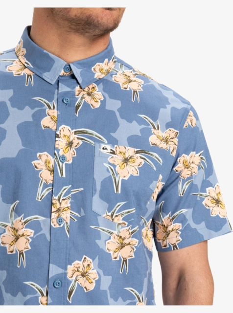 Quiksilver Apero Classic SS Coronet Blue Backyards - M 