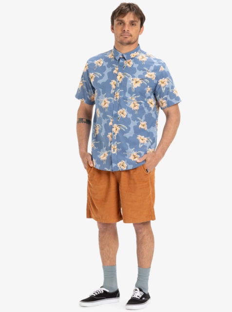 Quiksilver Apero Classic SS Coronet Blue Backyards - M 