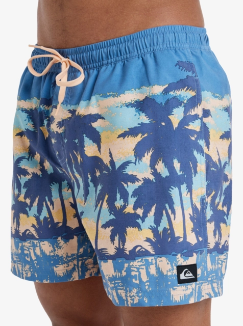 Quiksilver Everyday Straight Volley 15 Coronet Blue Tropicamo - M 