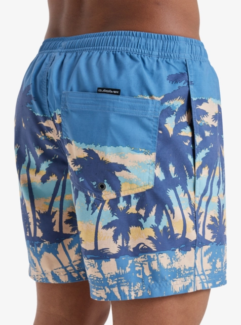 Quiksilver Everyday Straight Volley 15 Coronet Blue Tropicamo - M 