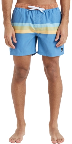 Quiksilver Everyday Straight Volley 15 Coronet Blue Retro Stripe