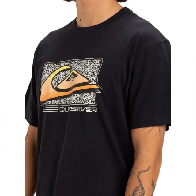 Quiksilver Retro Fade SS Tee Black - M 