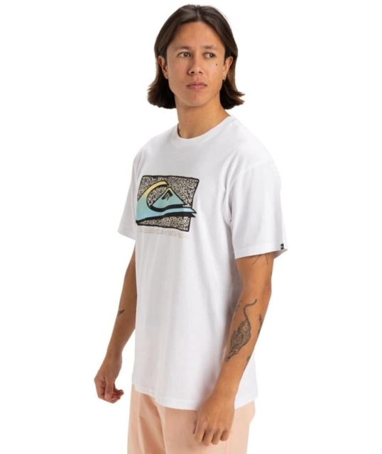Quiksilver Retro Fade SS Tee White - M 
