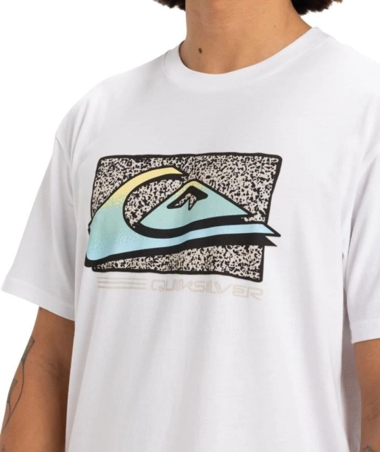 Quiksilver Retro Fade SS Tee White - M 