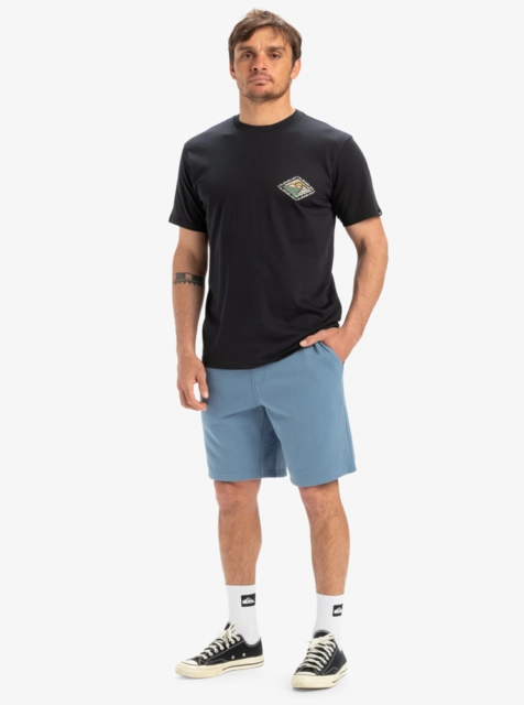 Quiksilver Salt Water Fleece Short Coronet Blue - L 