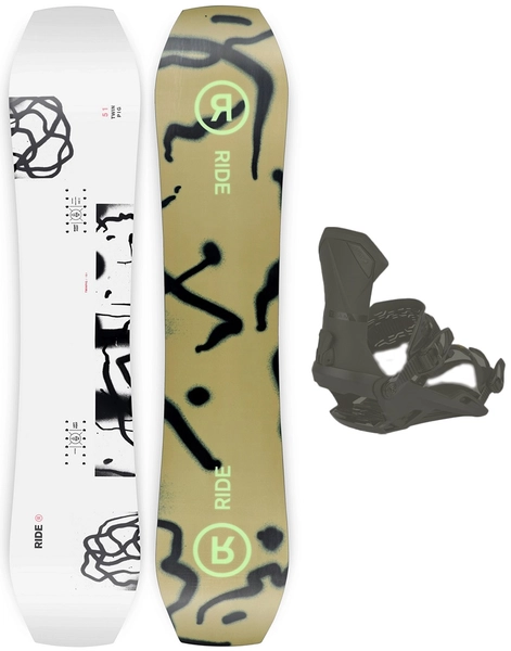 Ride Twinpig m/binding All Mountain/Freestyle - Herre